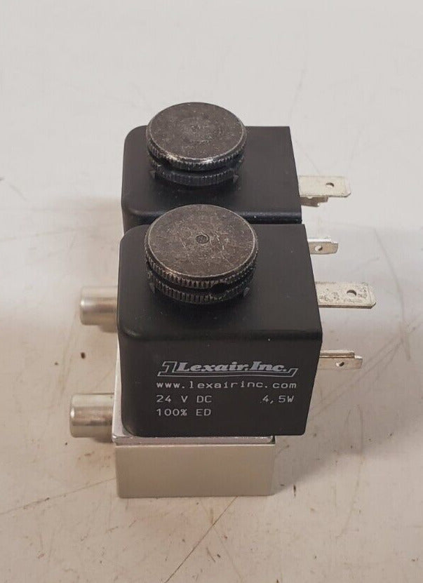 Lexair Inc. Double Solenoid Valve 24VDC 4,5W 100% ED