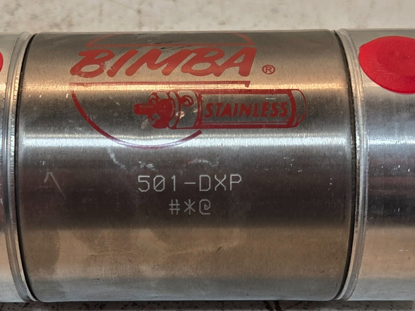 Bimba Stainless Double Acting Pneumatic Cylinder 501-DXP