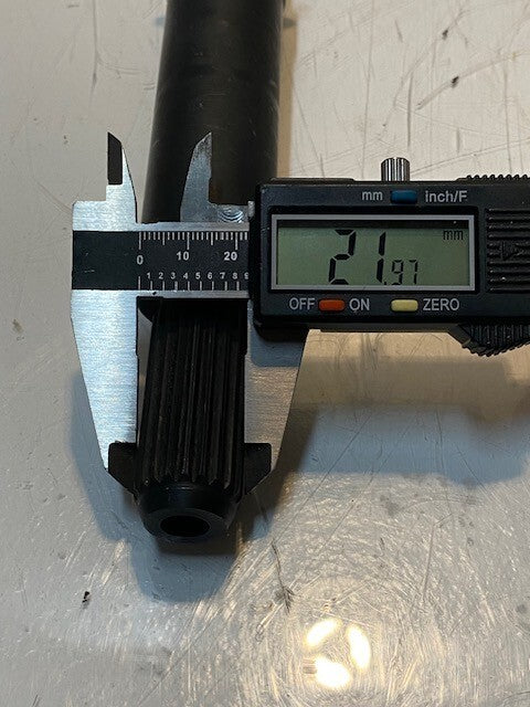 Washing Machine Shaft Bearing 20-Spline 22mm Small End 30mm OD Big End 32mm OD