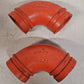 2 Qty. of Victaulic 90º  Elbow Grooved Pipe Fitting Nº 10 | 2-1/2"/73 (2 Qty)