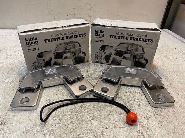 2 Quantity of Little Giant Trestle Bracket Kits 56212 (4 Bracket Pcs Total)