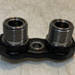A/C Compressor Adapter Fitting 25mm Thread 14mm ID 3-1/8" L 1-1/4" W 1-1/2" H