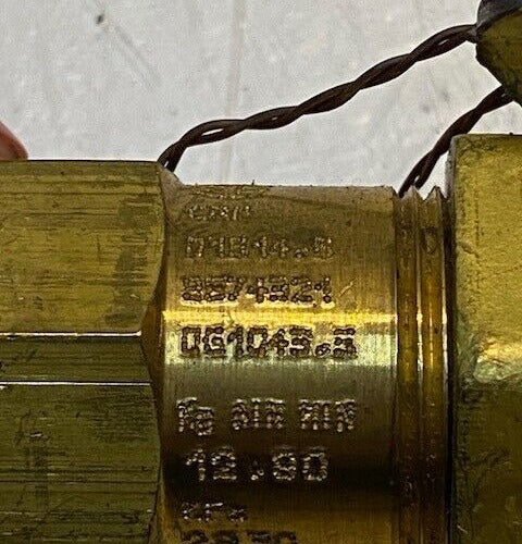 Brass Refrigeration Pressure Relief Valve CAT No. 3220, 3C2CA, 283C, D1514.B