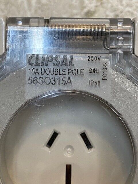 Clipsal 56 Series 56SO315ALE Socket Outlet Automatic Switched