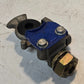 Service Blue Glandhand with Quarter Turn Shutoff Valve | 1/2" FPT | 37mm Hex Nut