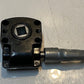 Vertical Curtain Gear Wormgear Bracket w/ Square Center 14mm
