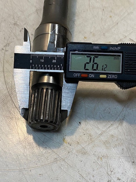 Constant Velocity Joint Axle 86378 | 21576C | 6821 | 37-1/2" Long 20-Spline