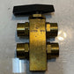 Abco Kantleak Multi-Port Stack Brass Valve Freon 134a, 404a, 410A 1000 PSIG 6996