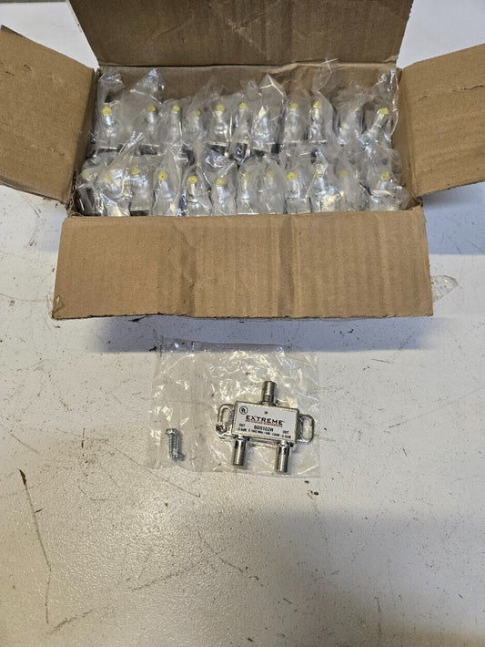 25 Quantity of Extreme Broadband Engineering BDS102H Coax Splitters (25 Qty)