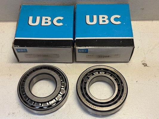 2 Quantity UBC SKF Tapered Roller Bearing 80mm OD 40mm ID | 30208/Q (2 Quantity)