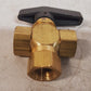 1/2" Female NPT Panel Mount Diverting Brass Valve