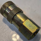Parker Flat Face Hydraulic Quick Coupler FF-371-8F0 | 3000 PSI  1/2"-14 Pipe End