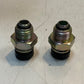 2 Quantity of Straight Hex Hydraulic Adapters 9mm ID 26mm OD 20mm Thread (2 Qty)