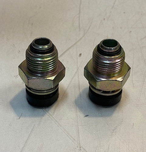 2 Quantity of Straight Hex Hydraulic Adapters 9mm ID 26mm OD 20mm Thread (2 Qty)