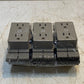 Pack of 6 Herman Miller E1311.C-WN Power Plug Receptacles Furniture Power Ports