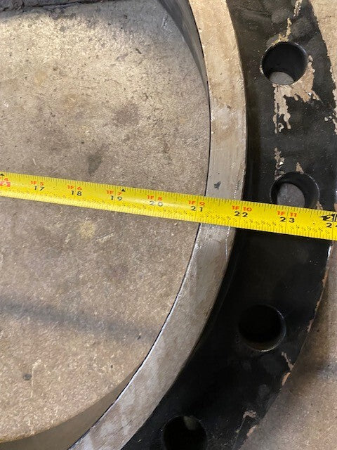 20-Bolt 27-1/2" OD Flange Ring 32mm Bolt Holes 20" Bore 22" Outside Bore