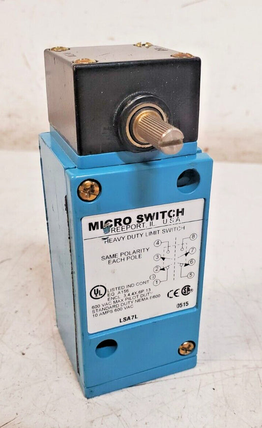 Honeywell Micro Switch Heavy Duty Limit Switch LSA7L | 0515 | 600VAC | 10A