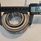 Metal Shielded Ball Bearing 88128R | 80 mm OD 38.9 mm Bore 27.37 mm Thick