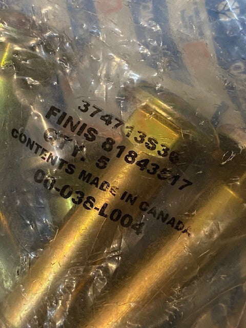 Pack of 5 New Holland Carriage Rim/Disk Bolts 374713S36 | 81843517