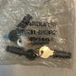 4 Pack Thule 753148302 Barrel Lock Cylinders and Keys with Change Key