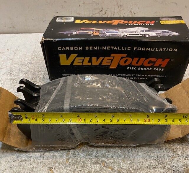 Velvet Touch Front Brake Pads WPD0786AT Set of 4, F3 Carbon Semi-Metallic