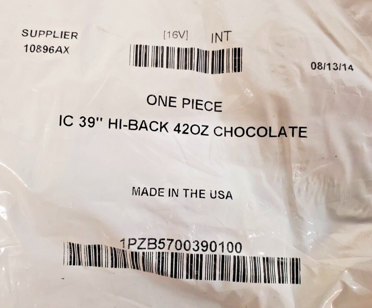 2 Qty. of Besi One Piece IC 39" High-Backs 42Oz Chocolate 570039-0100 (2 Qty)