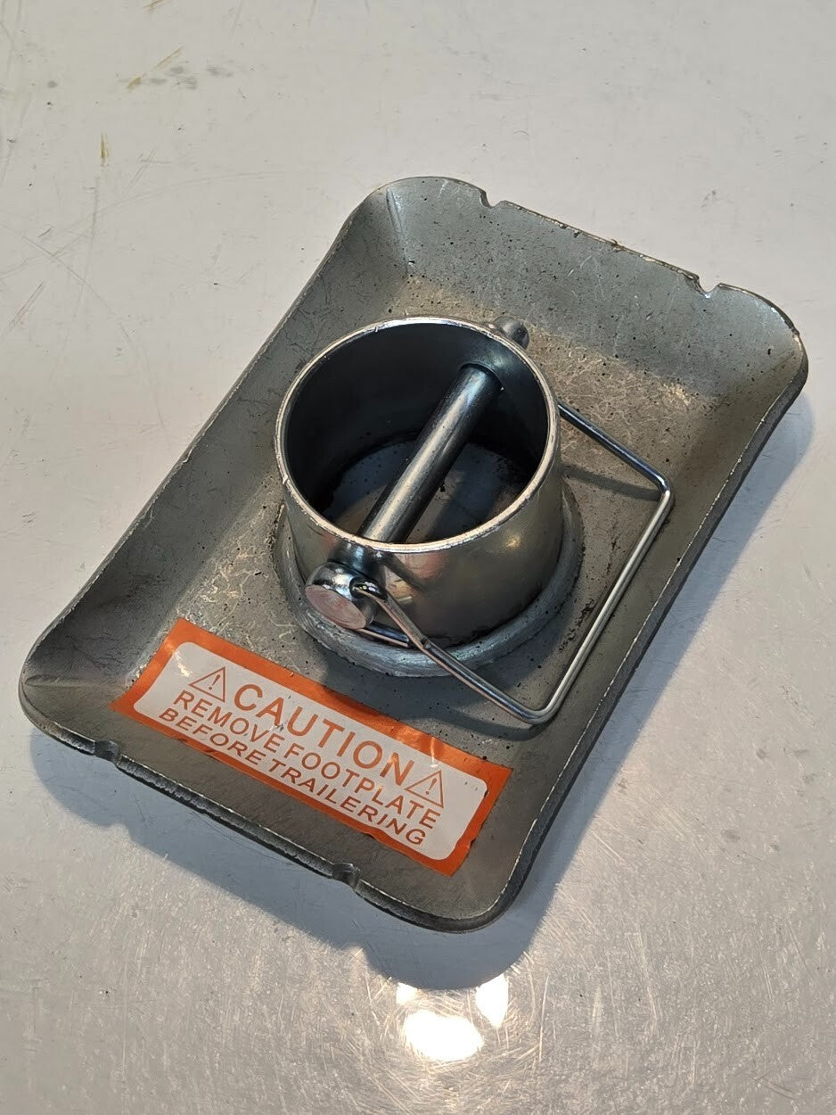 4 Quantity of Trailer Jack Feet 6-1/4"x4-1/4" for 2" Tube for Curt 28272 (4 Qty)