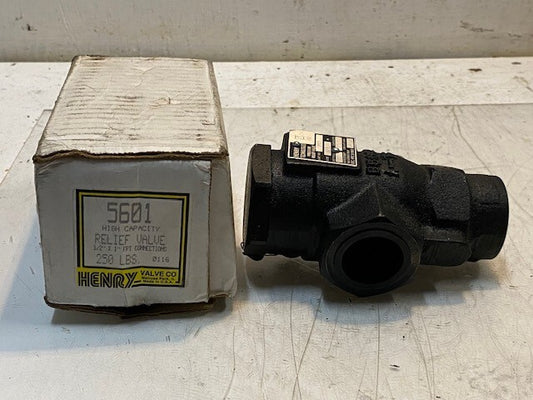Henry Technologies 5601 Pressure Relief Valve 1/2" 46.8 LBS AIR/MIN 200PSI NEW