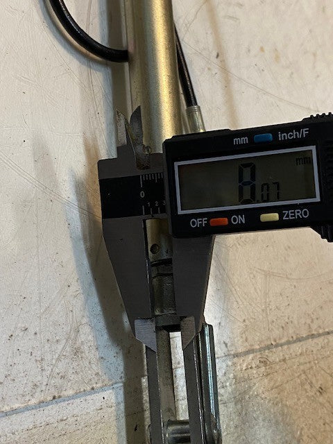 Convertible Top Hydraulic Cylinder for Mercedes 14-1/4" Long 17mm OD