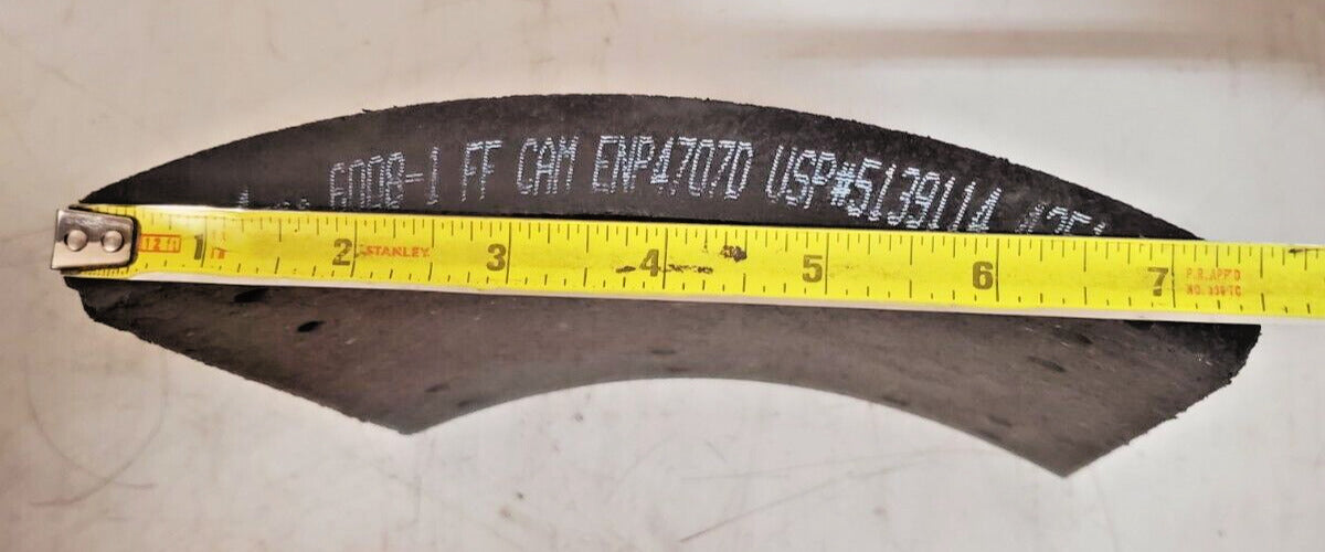 7 Qty. of Abex Brake Shoe Lining Strips 6008-1 | 4251-3 FF CAM ENP4707D (7 Qty)