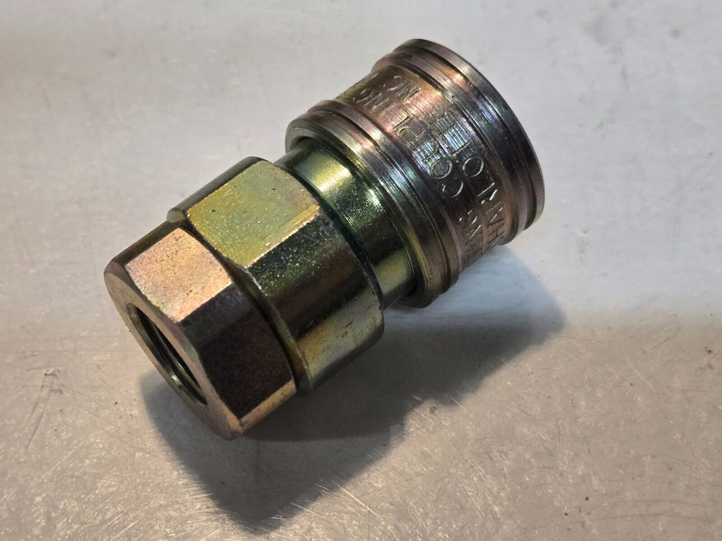 3 Quantity of Perfecting Coupling Series V Quick Connect 1/4"-18 x 1/4" (3 Qty)
