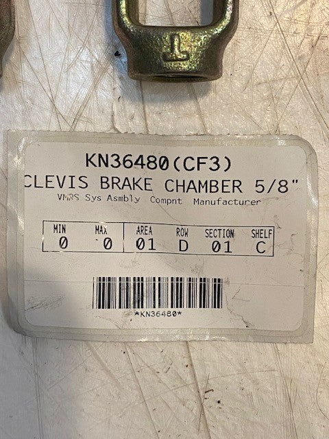 9 Quantity of Midland Clevis Brake Chambers 5/8" Pin & Yoke KN36480 (9 Qty)