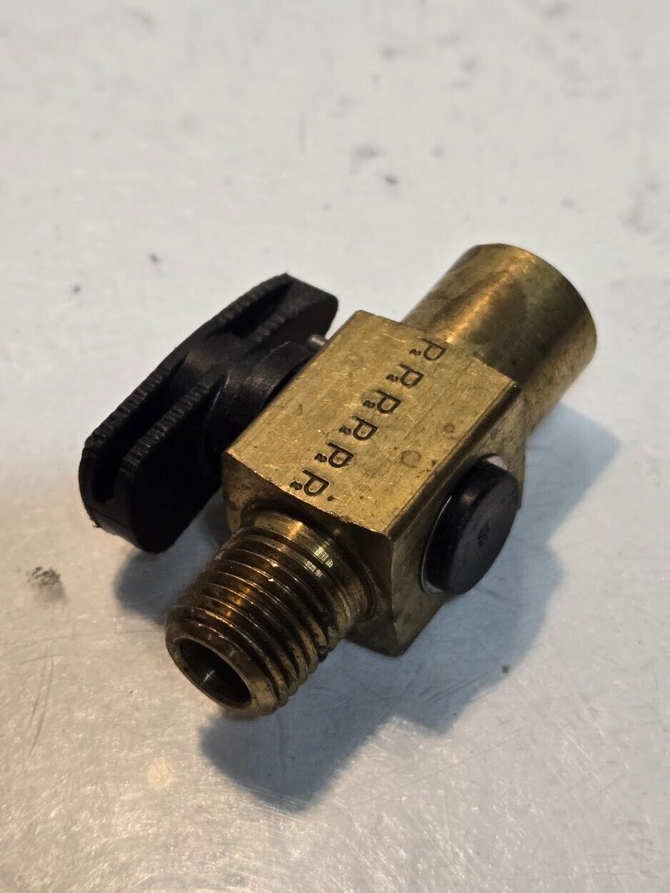 4 Quantity of Quarter Turn Plug Valves 1/4" FPT x 1/4" MPT for Parker (4 Qty)