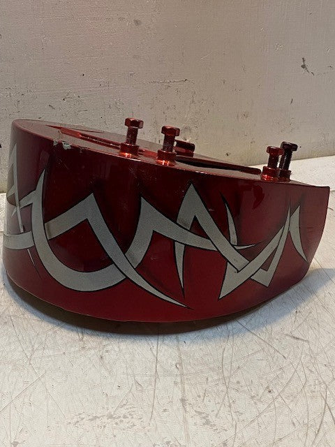 Custom Painted Motorcycle Oil Tank 13" L x 9" W x 6-1/2" H