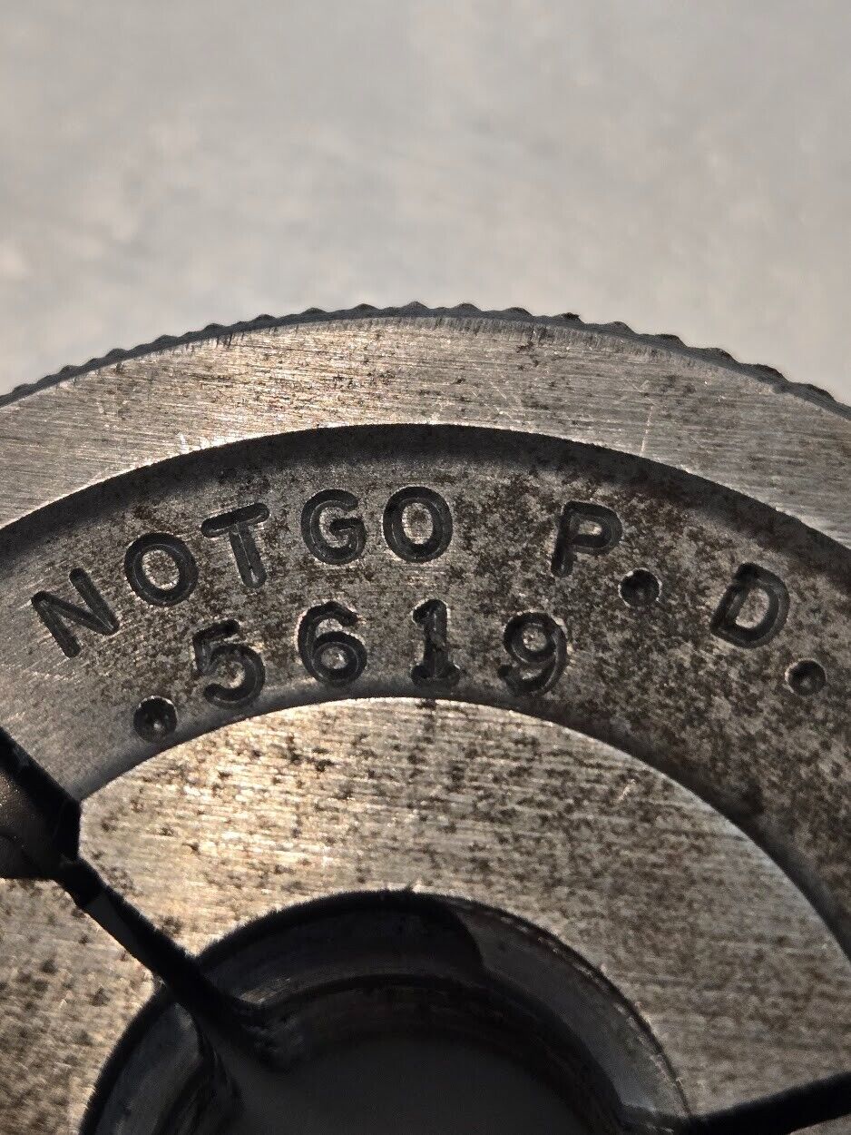 NoGo Thread Ring Gauge 5/8"-11 UNC-3A NOTGO P.D. .5619 | Saturn R 00625N SM1