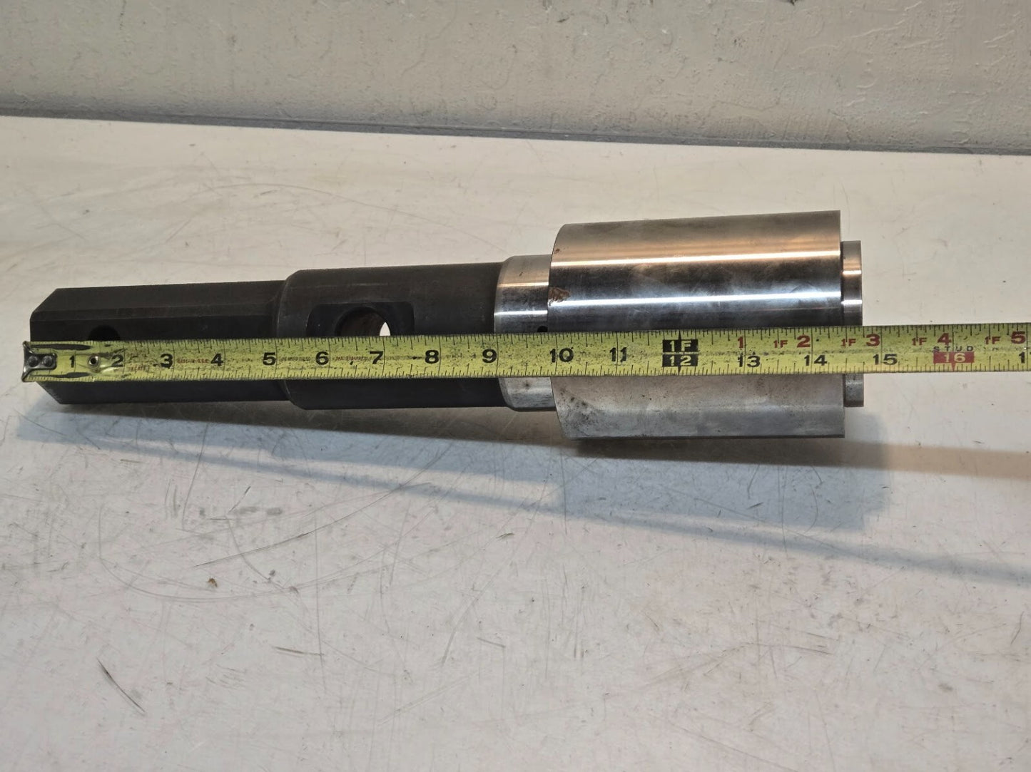 Shaft Adapter 2-1/4" 16 Spline to 2 inch Hex | 14-3/4" Long 3-3/4" Diameter