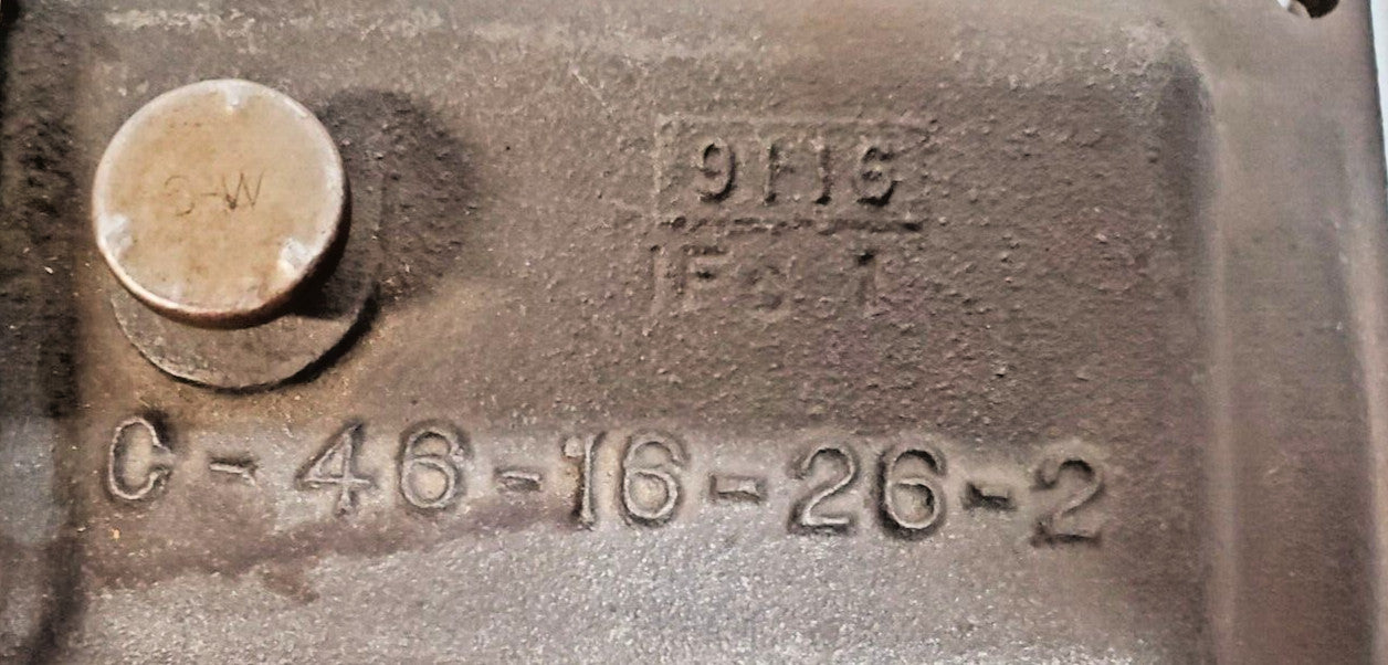 Bare Cover Part Number C-46-16-26-2 | 9116 | S-W | Fc1