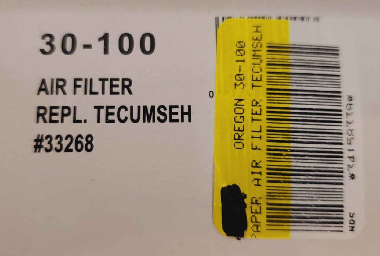 8 Qty. of Air Cleaner Filters 30-100 Replaces Tecumseh #33268 (8 Qty)