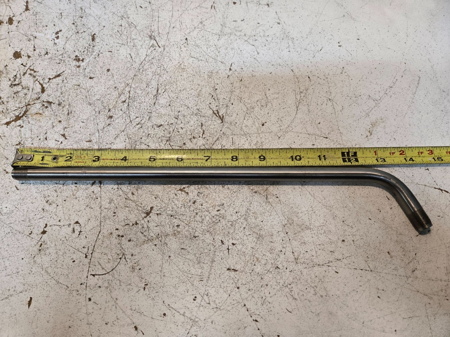 Harris 2393-3F 15" Stainless Steel Tip Tube