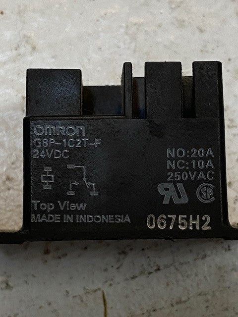 6 Quantity of Omron Relays G8P-1C2T-F 24VDC 250VAC 0675H2 (6 Quantity)