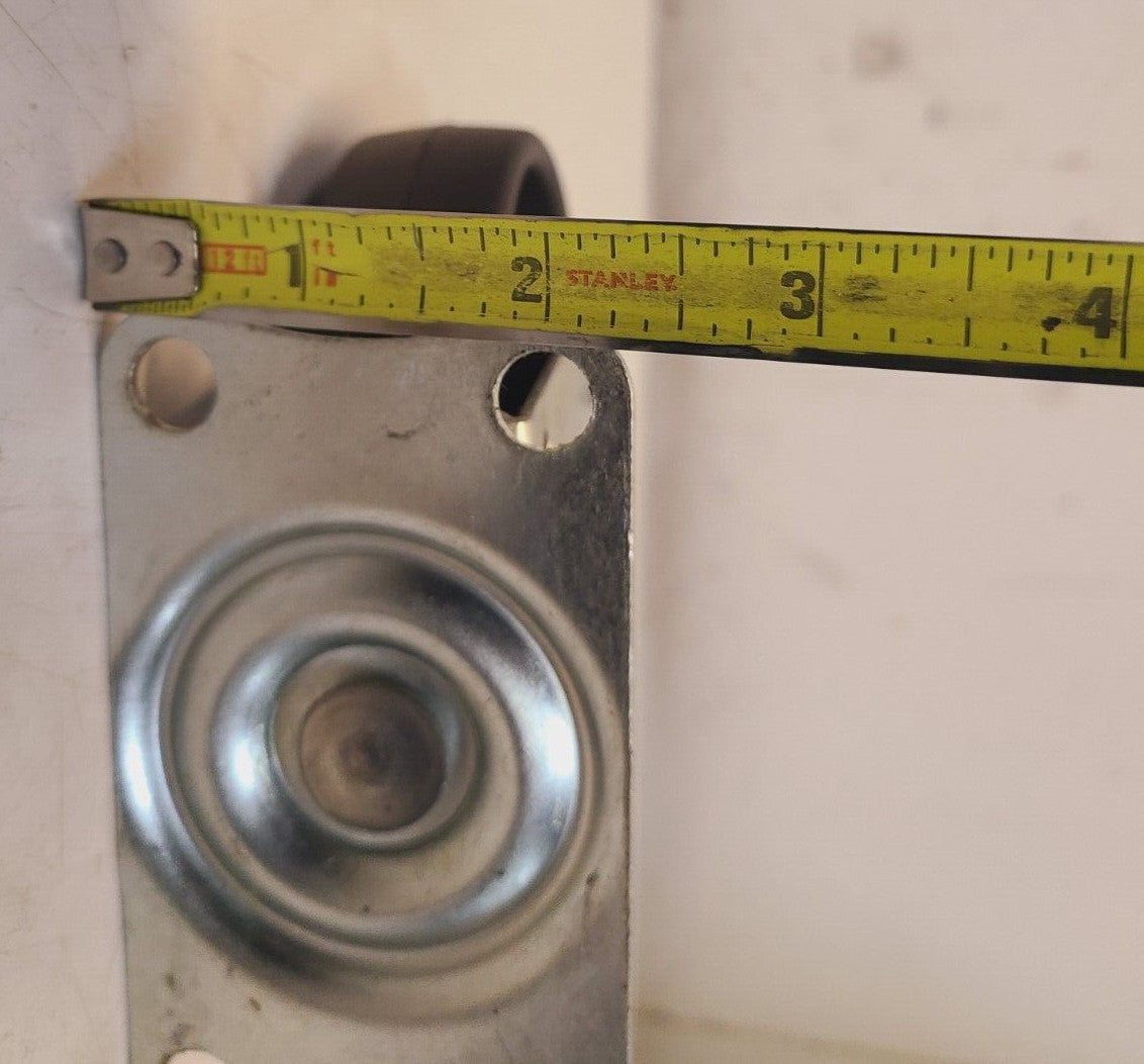 4 Quantity of Heavy Duty Plastic Casters 3" Diameter (4 Qty)