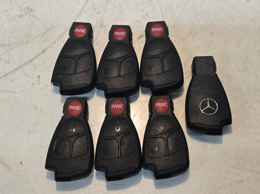 7 Quantity of Mercedes-Benz Smart Key Fob 3+1 Buttons | No Key Blade (7 Qty)