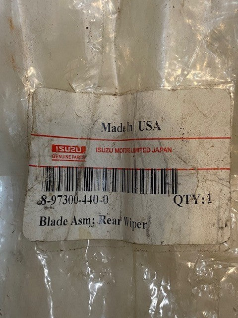 ISUZU 8-97300-440-0 Rear 14" Wiper Blade for 2002-2004 Isuzu AXIOM Made in USA