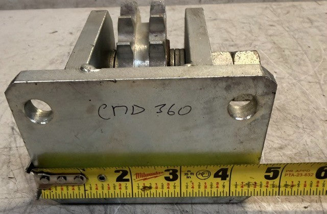 Dual Sprocket Idler Bracket Assembly With Base-Mounted Clevis Block