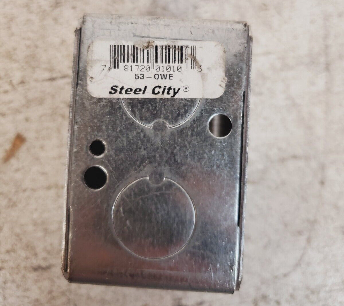 5 Qty Steel City Outlet Electrical Junction Boxes 53-OWE (5 Qty)