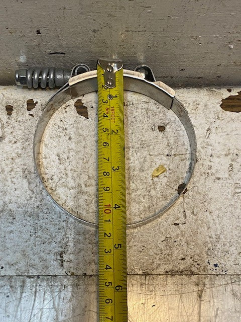 4 Qty of R.G.Ray 130 T-Bolt Hose Clamps | 2437-62 | 4-1/2" Dia. 5" Long (4 Qty)