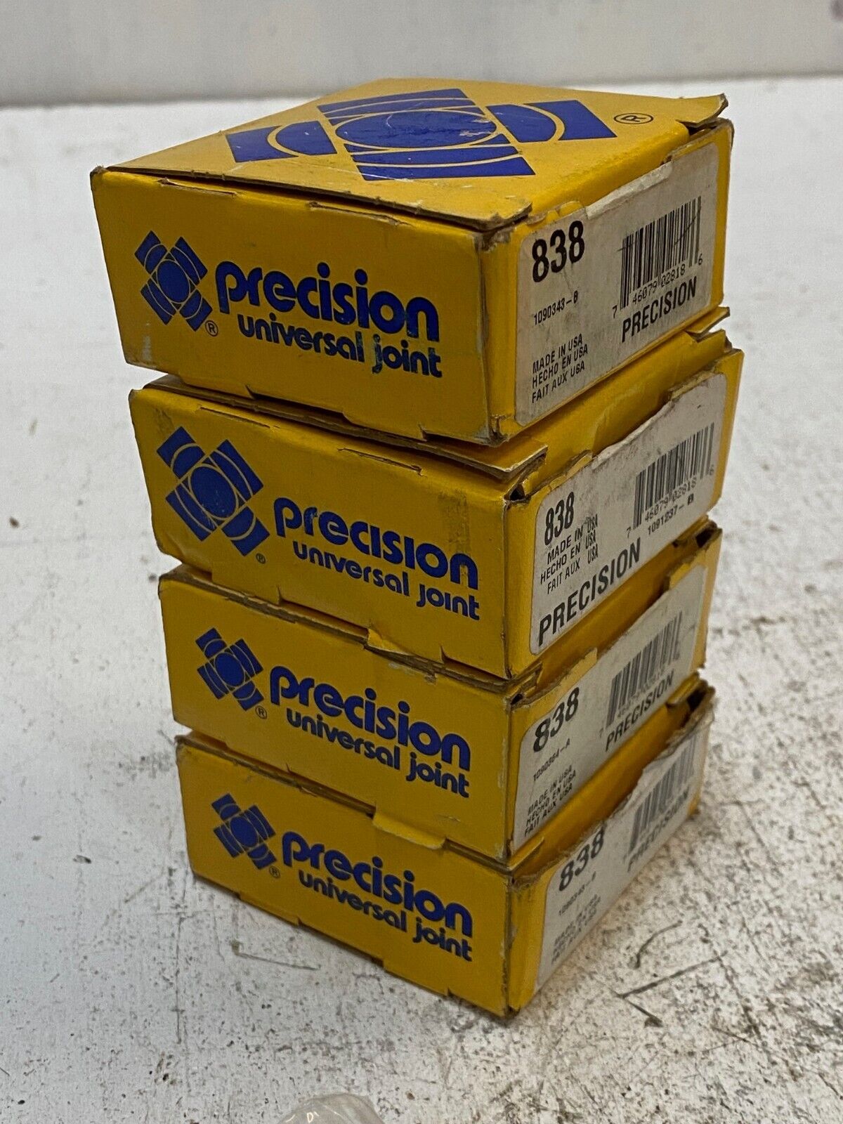 4 Qty of Precision 838 Universal Joints (4 Quantity)