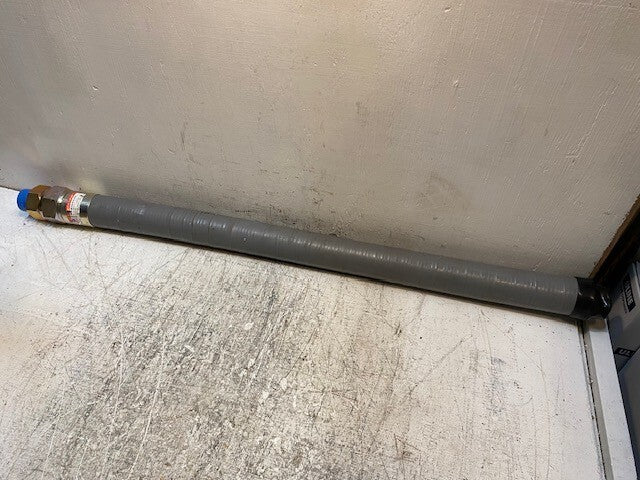 Chicago Fitting Flexible Gas Meter X-Riser XR-27H-20-36-ZDC 40-1/2" Long 60mm OD