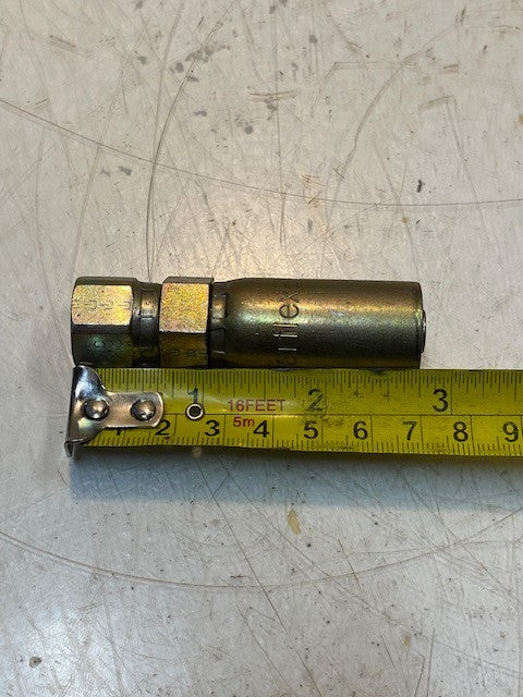 3 Quantity of Parker Parflex 10655-6-6 Hydraulic Crimp Fittings (3 Quantity)