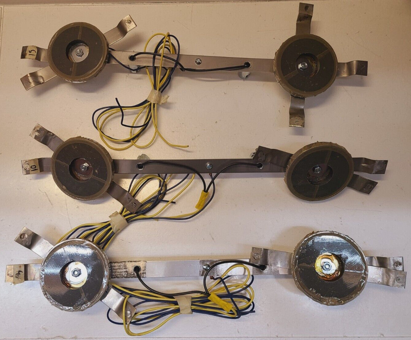 3 Quantity of ABS Roof Taxi TopLights & Magnetic Base 18" x 6.5" (3 Qty)
